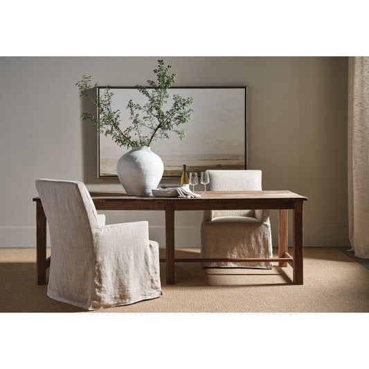 Natural Finch Slipcovered Dining Chair