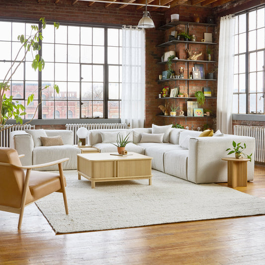 Gus Modern Nest Modular 5 Pc Corner Sectional Morris
