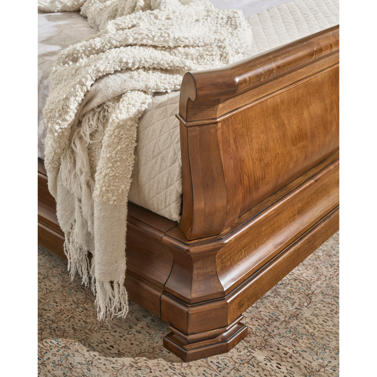 New Lou Solid Wood Bed