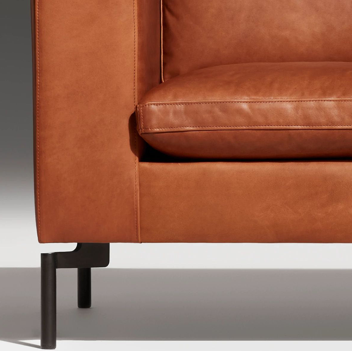 Blu Dot New Standard Leather Sofa