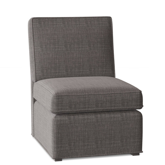 Nyssa Slipper Chair Chair with Ottoman