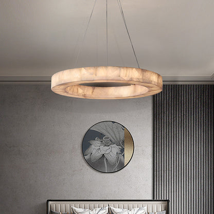 Rivage Calcite Round Chandelier
