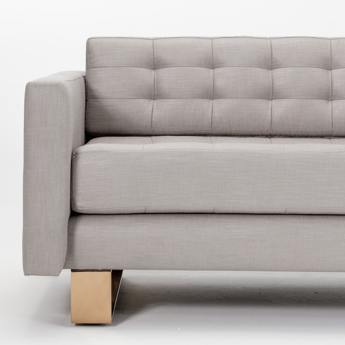 Sonder Living Kelly Hoppen 905 Linen Square Arm Sofa