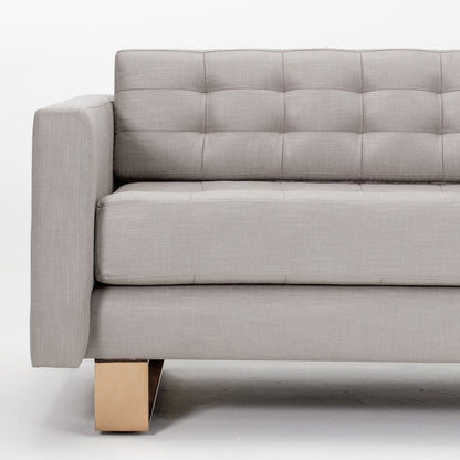 Sonder Living Kelly Hoppen 905 Linen Square Arm Sofa