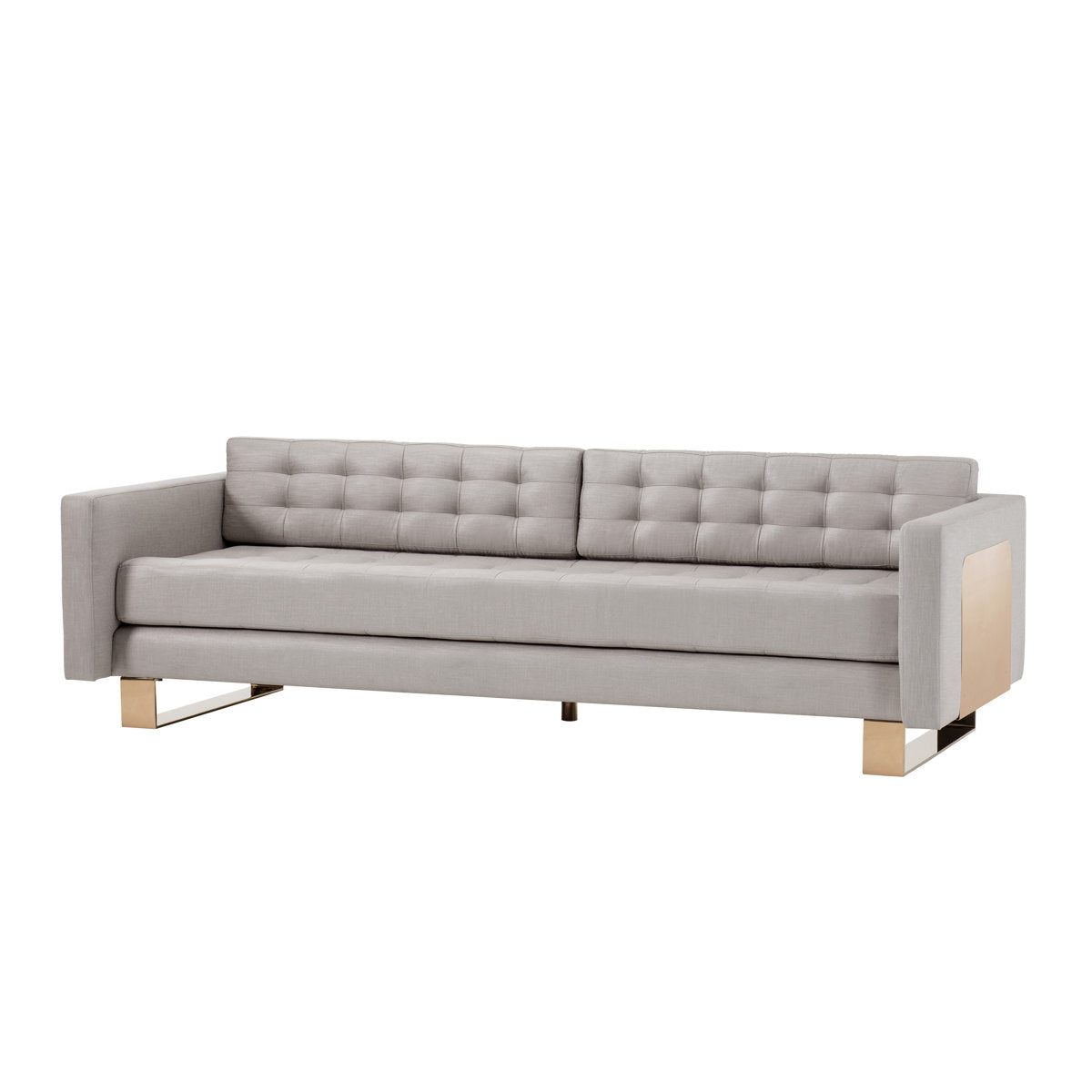 Sonder Living Kelly Hoppen 905 Linen Square Arm Sofa