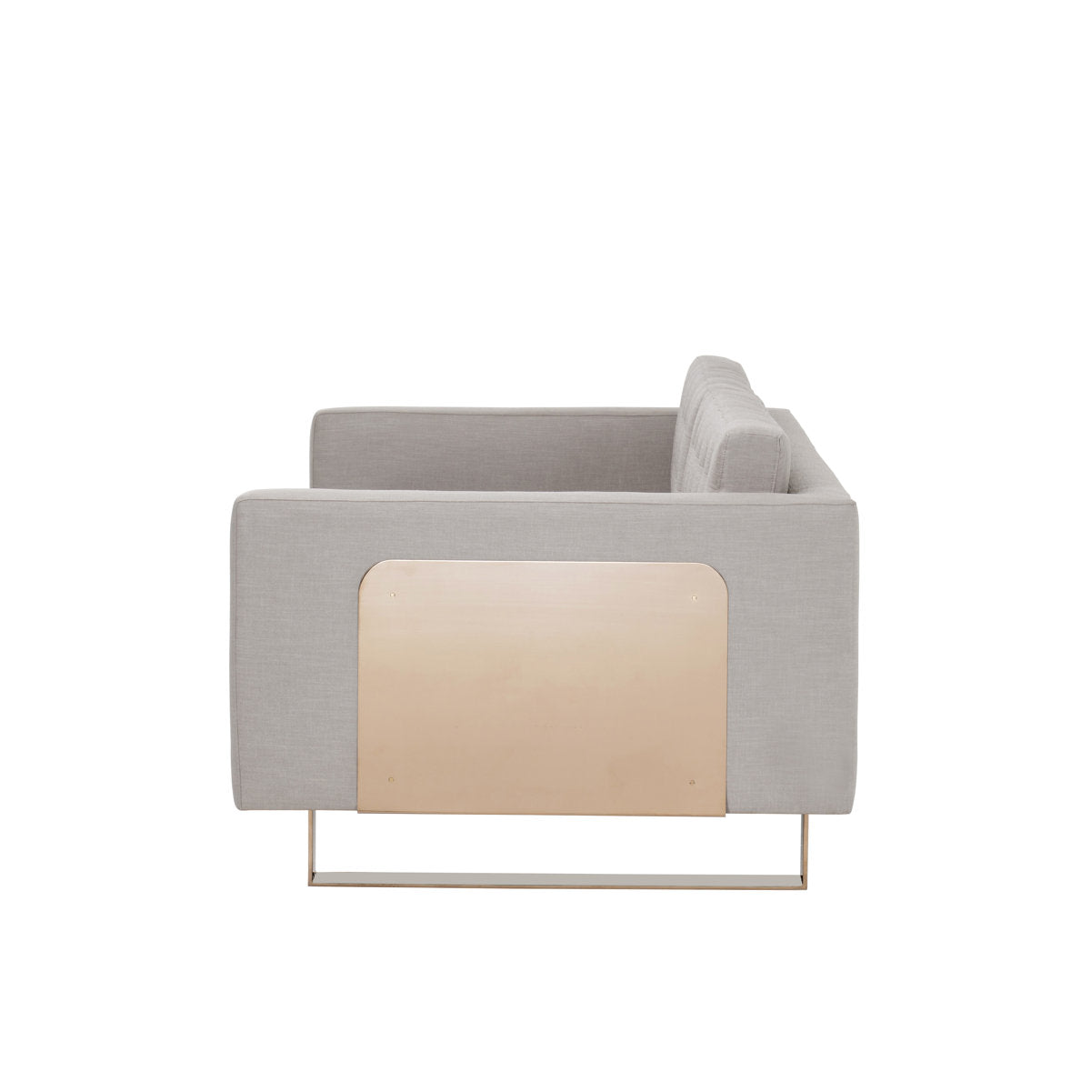 Sonder Living Kelly Hoppen 905 Linen Square Arm Sofa