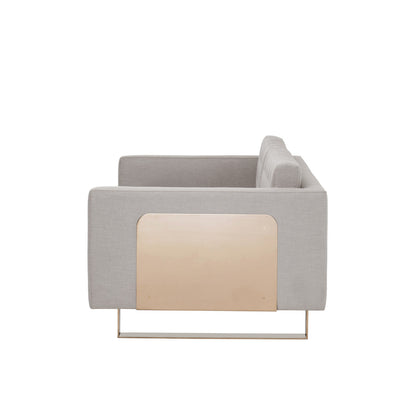 Sonder Living Kelly Hoppen 905 Linen Square Arm Sofa