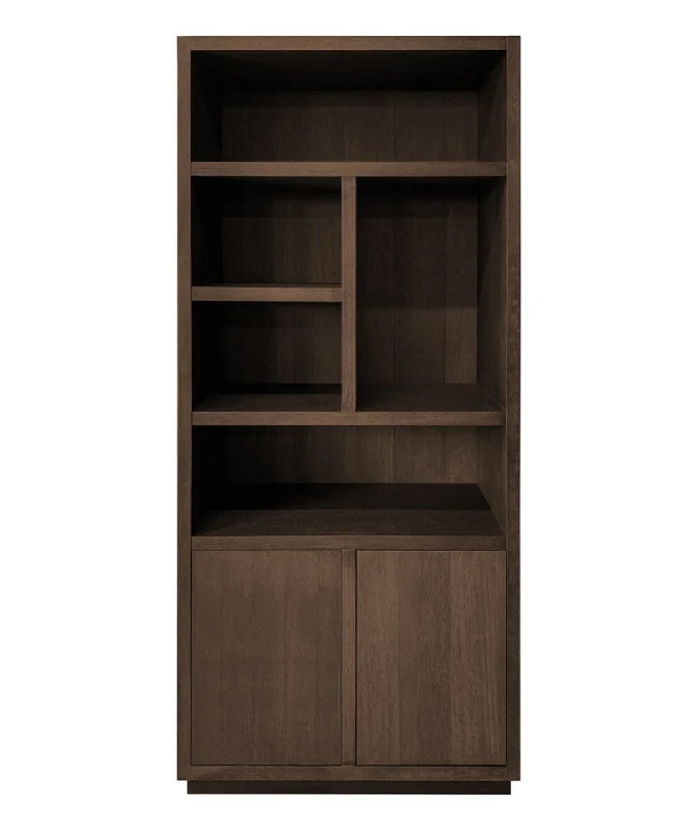 Oroa Oakura Solid Wood 87 H X 39 W Standard Bookcase