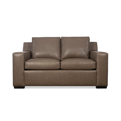Hancock Moore Octavius 6433 Leather Loveseat