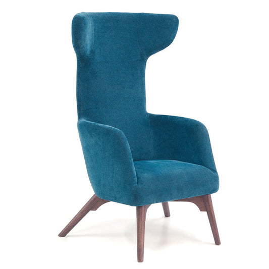 Ohio Wingback Chair Chair with Ottoman