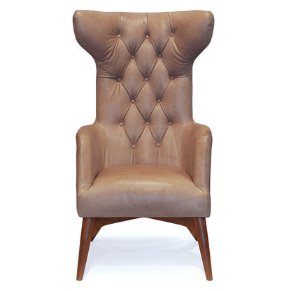 Ohio Wingback Chair Chair with Ottoman