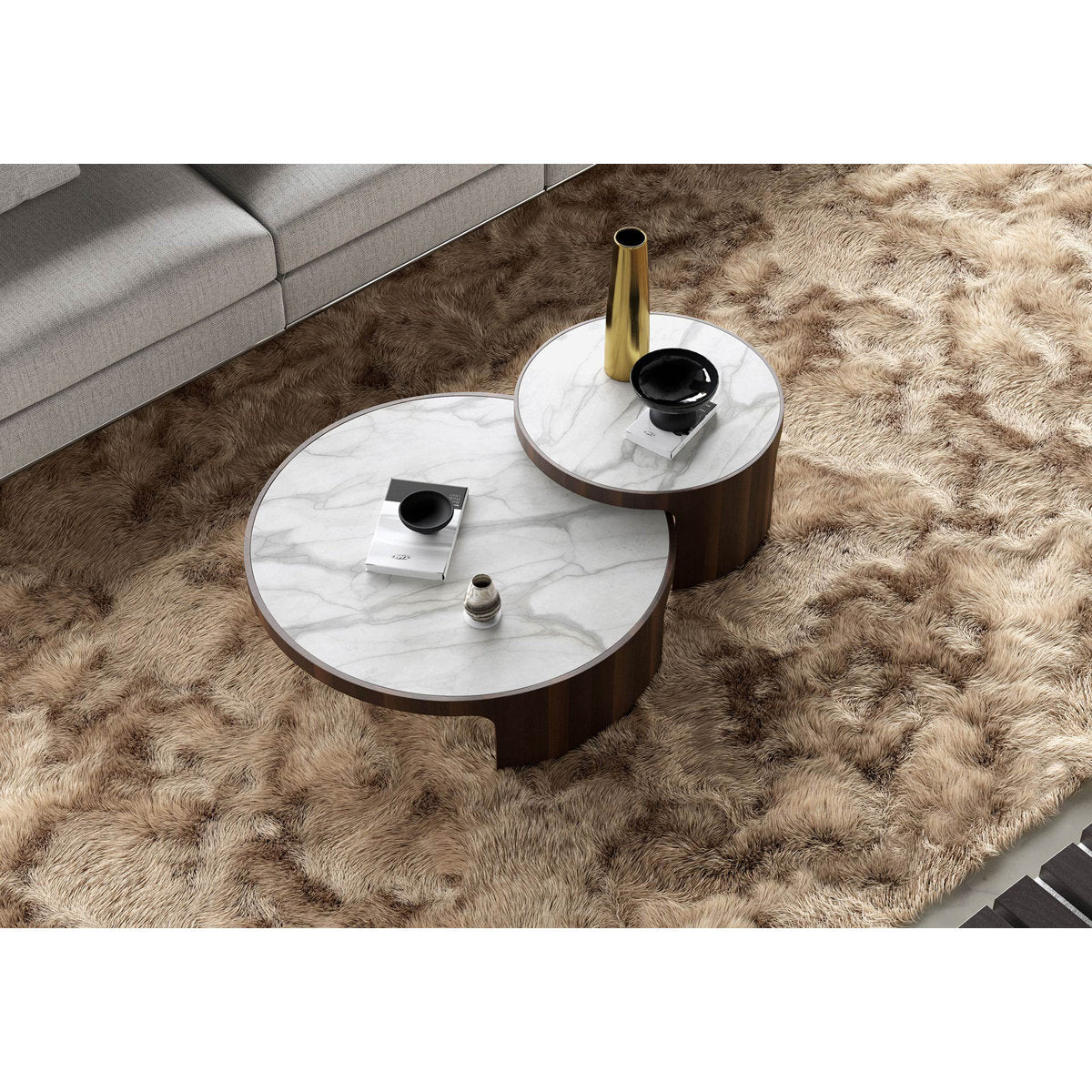 Oliver Solid Wood Nesting Coffee Table