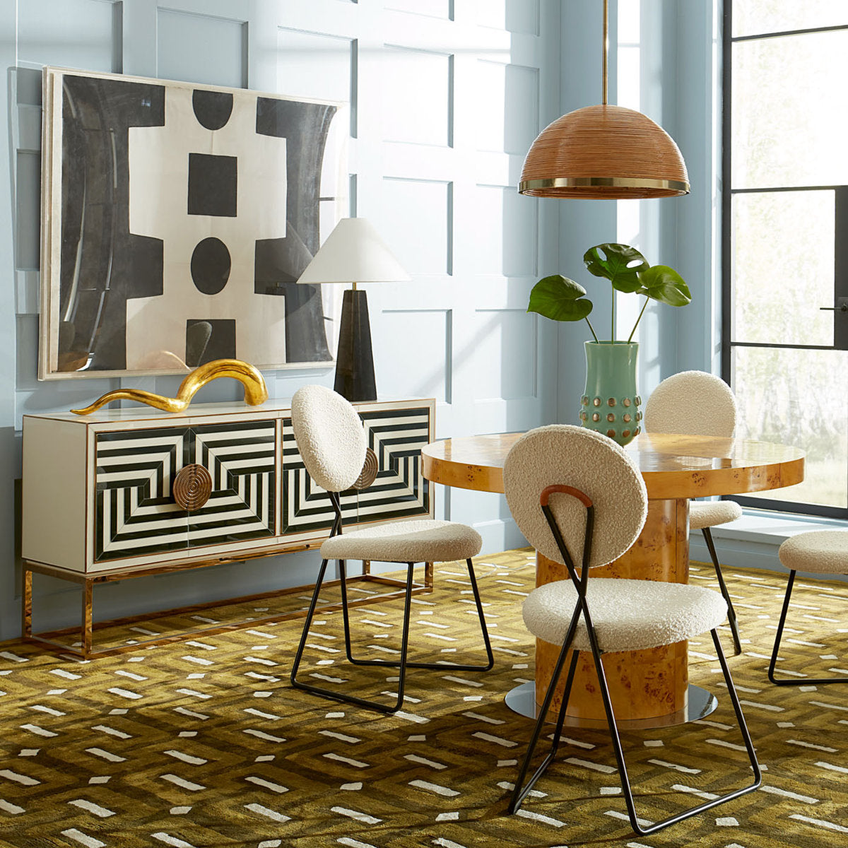 Op Art 64'' W Buffet