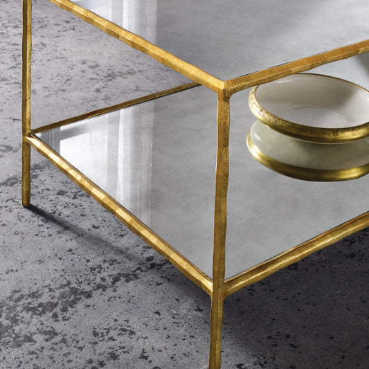 Organic Glass Cocktail Table