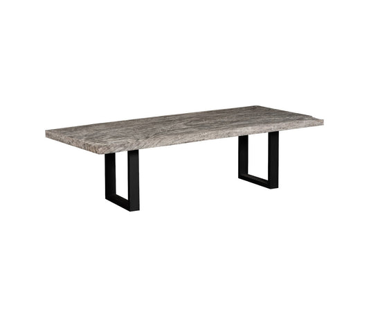 Origins 96" Gray Stone Dining Table (290 lb.)