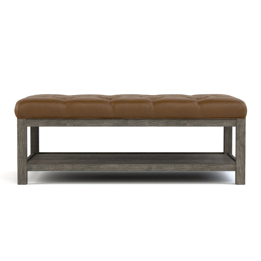 Stickley Origins Tufted Diamond Cocktail Ottoman