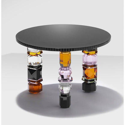 Reflections Copenhagen Glass 3 Legs End Table