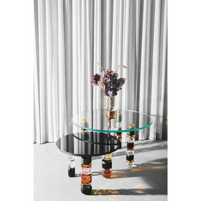 Reflections Copenhagen Glass 3 Legs End Table