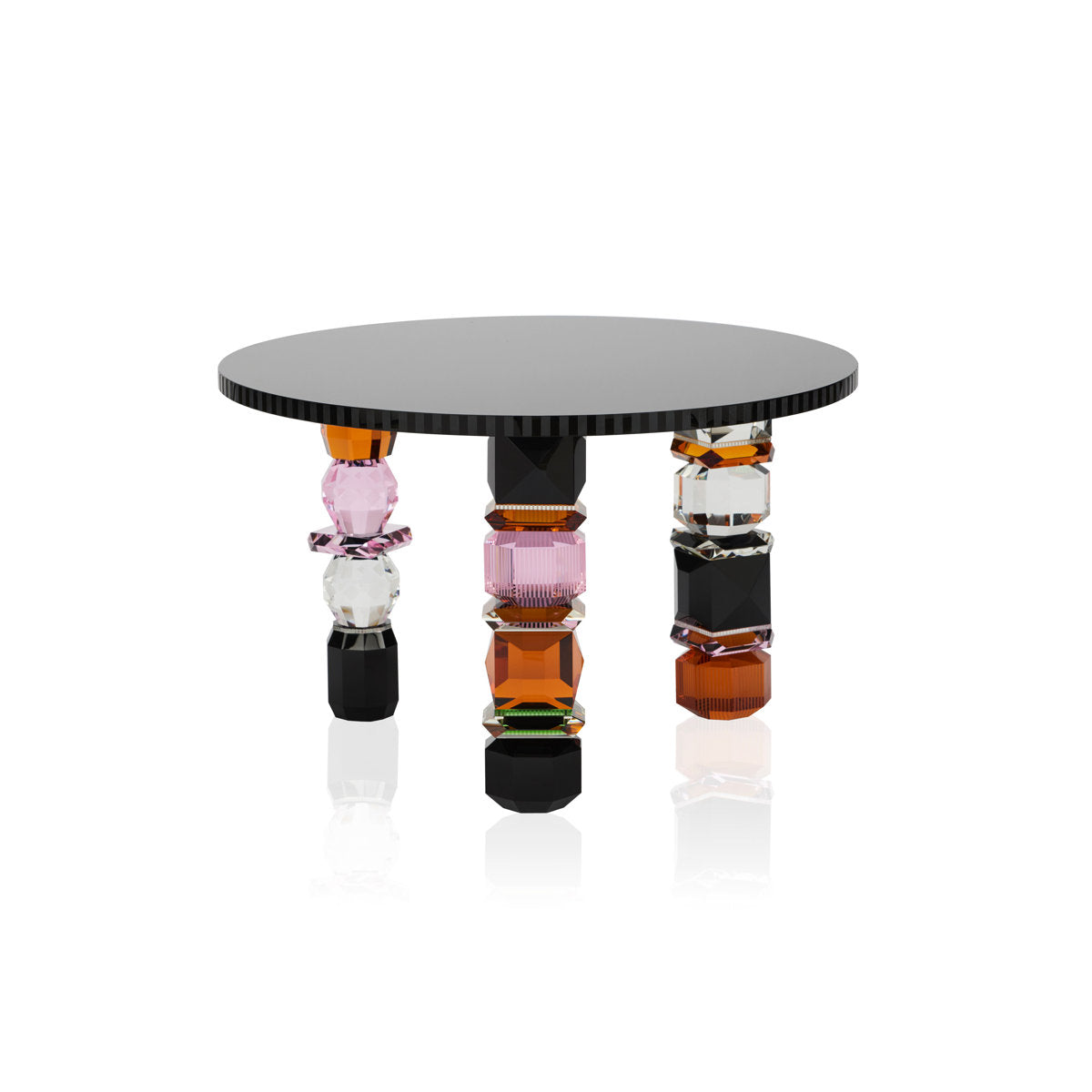 Reflections Copenhagen Glass 3 Legs End Table
