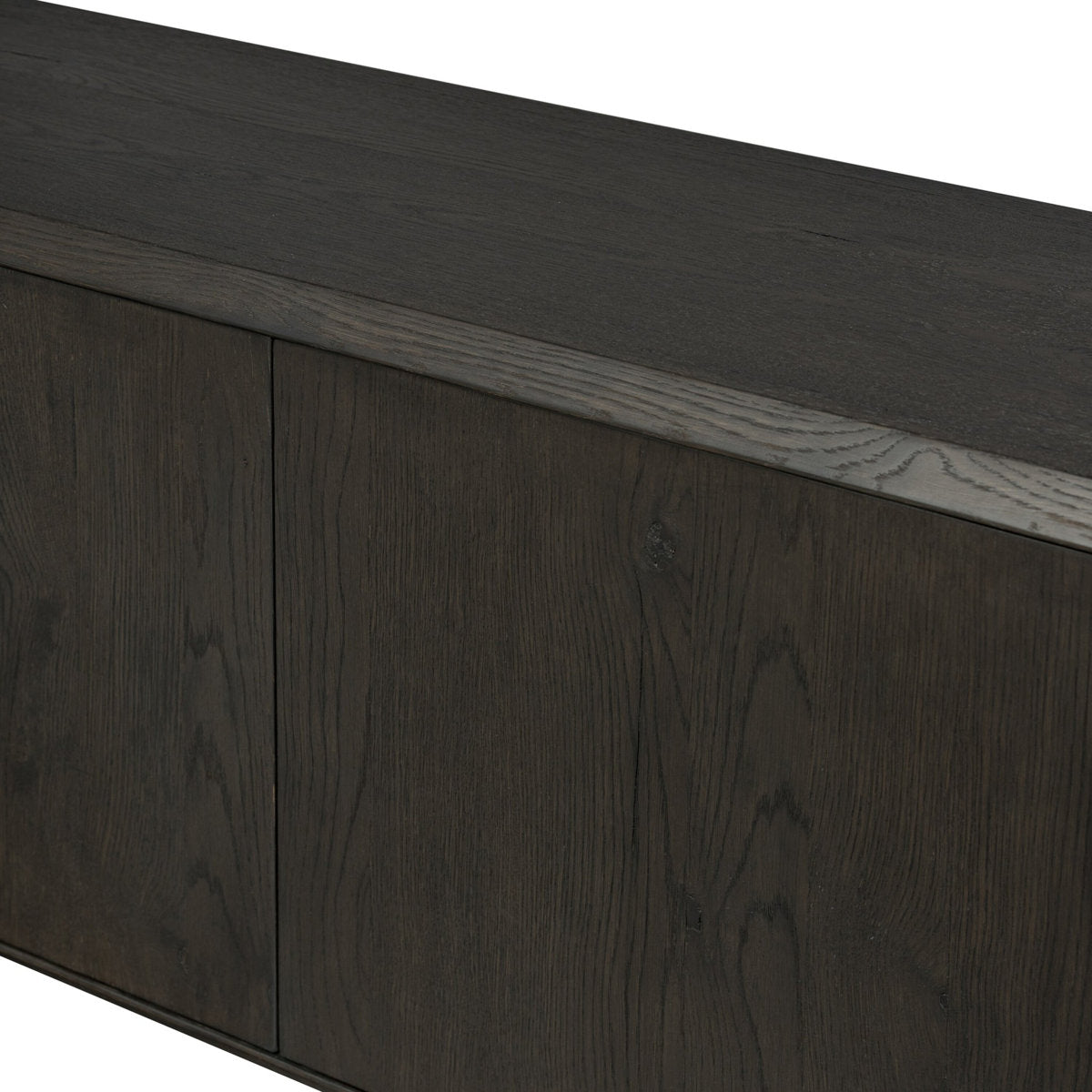 Orwin Wide Bookshelf-Smoked Black Oak
