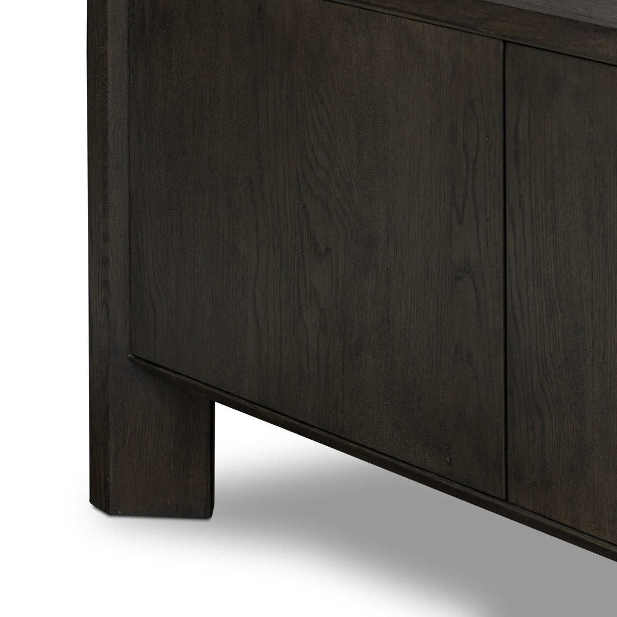 Orwin Wide Bookshelf-Smoked Black Oak