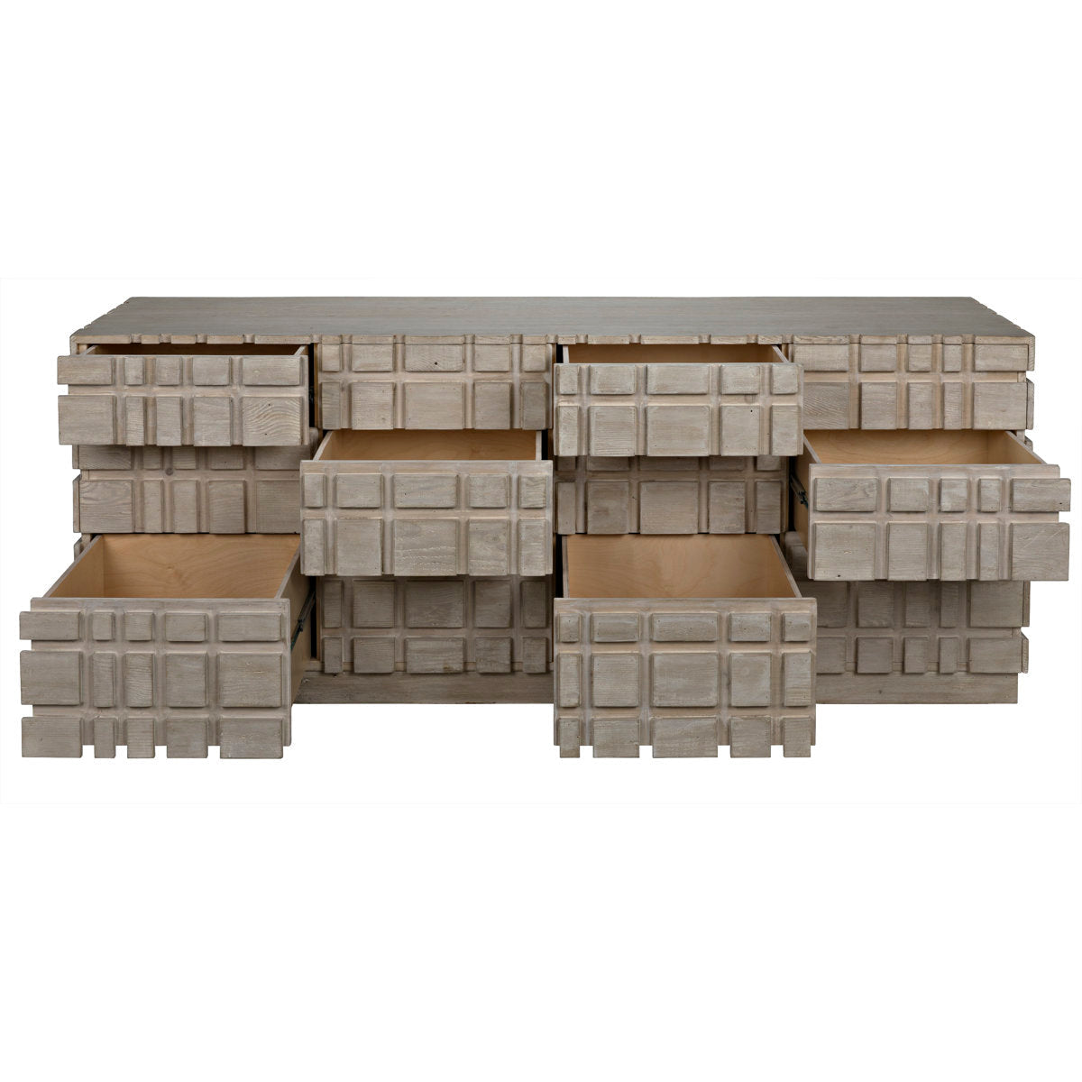 Oslo 12 - Drawer Solid Wood Dresser