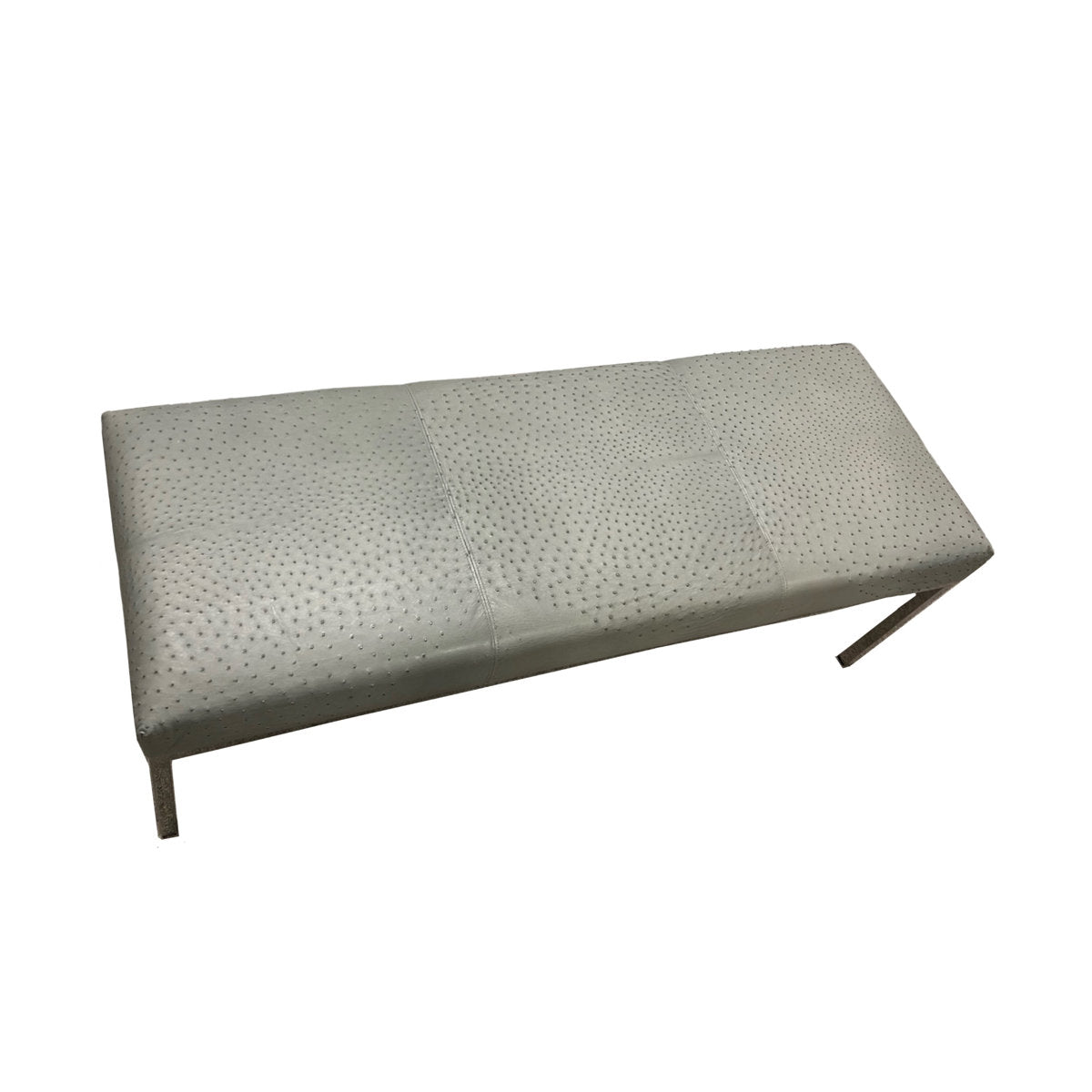 Moomoo Designs Ostrich Leather Bench