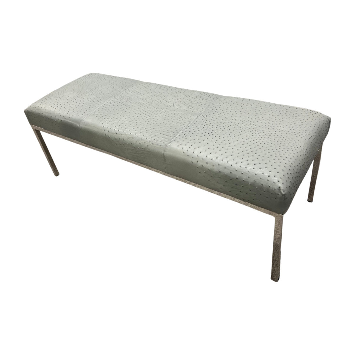 Moomoo Designs Ostrich Leather Bench