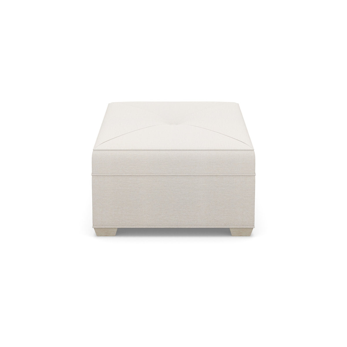 Paul Robert 54 Wide Rectangle Standard Ottoman With Tapered Foot