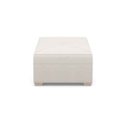 Paul Robert 54 Wide Rectangle Standard Ottoman With Tapered Foot