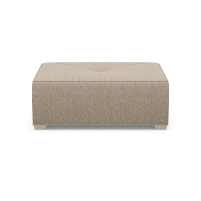 Paul Robert 54 Wide Rectangle Standard Ottoman With Tapered Foot