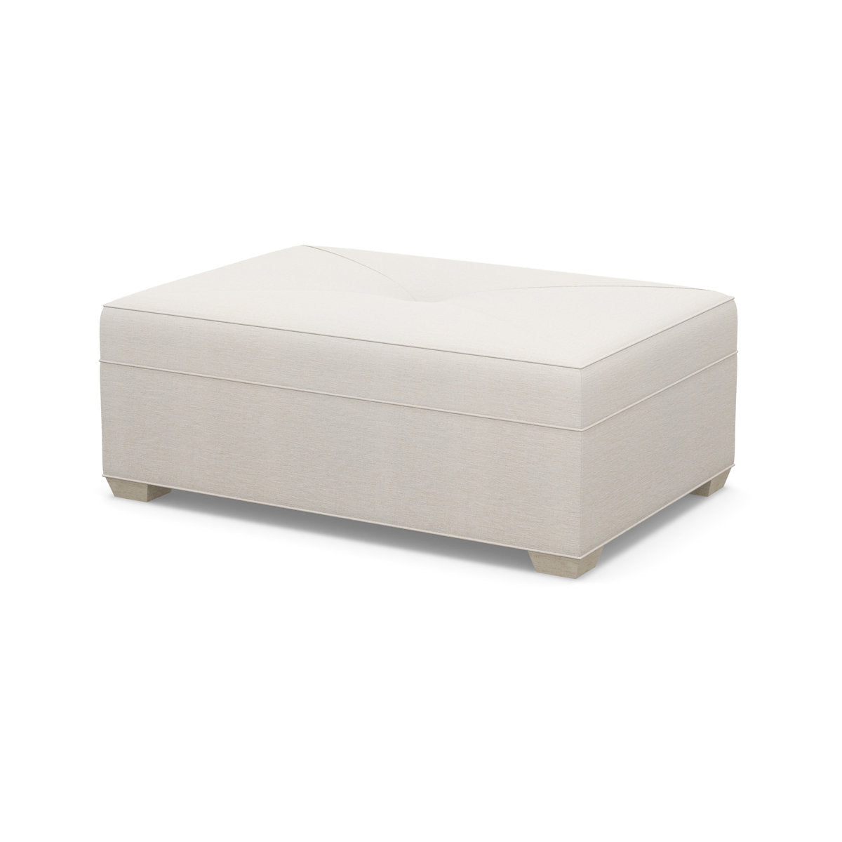 Paul Robert 54 Wide Rectangle Standard Ottoman With Tapered Foot
