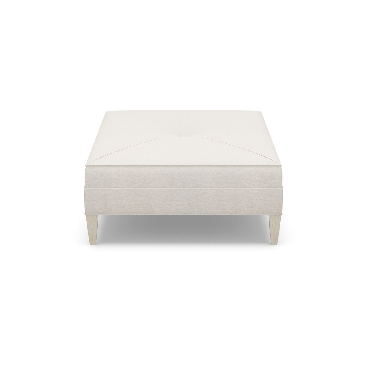 Paul Robert 60 Wide Rectangle Standard Ottoman With Tapered Leg