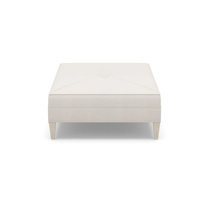 Paul Robert 60 Wide Rectangle Standard Ottoman With Tapered Leg