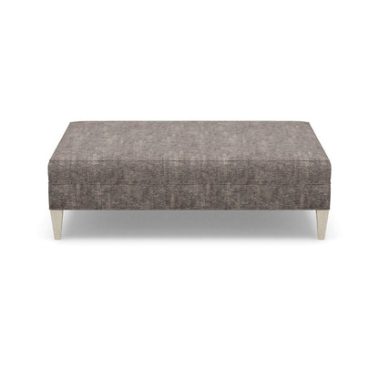 Paul Robert 60 Wide Rectangle Standard Ottoman With Tapered Leg