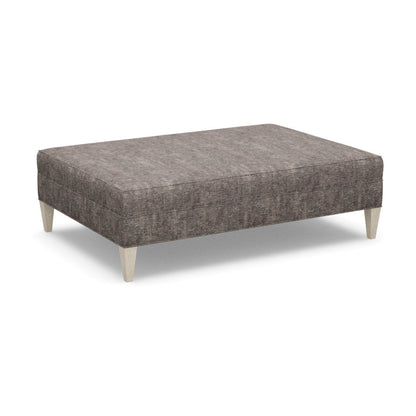 Paul Robert 60 Wide Rectangle Standard Ottoman With Tapered Leg