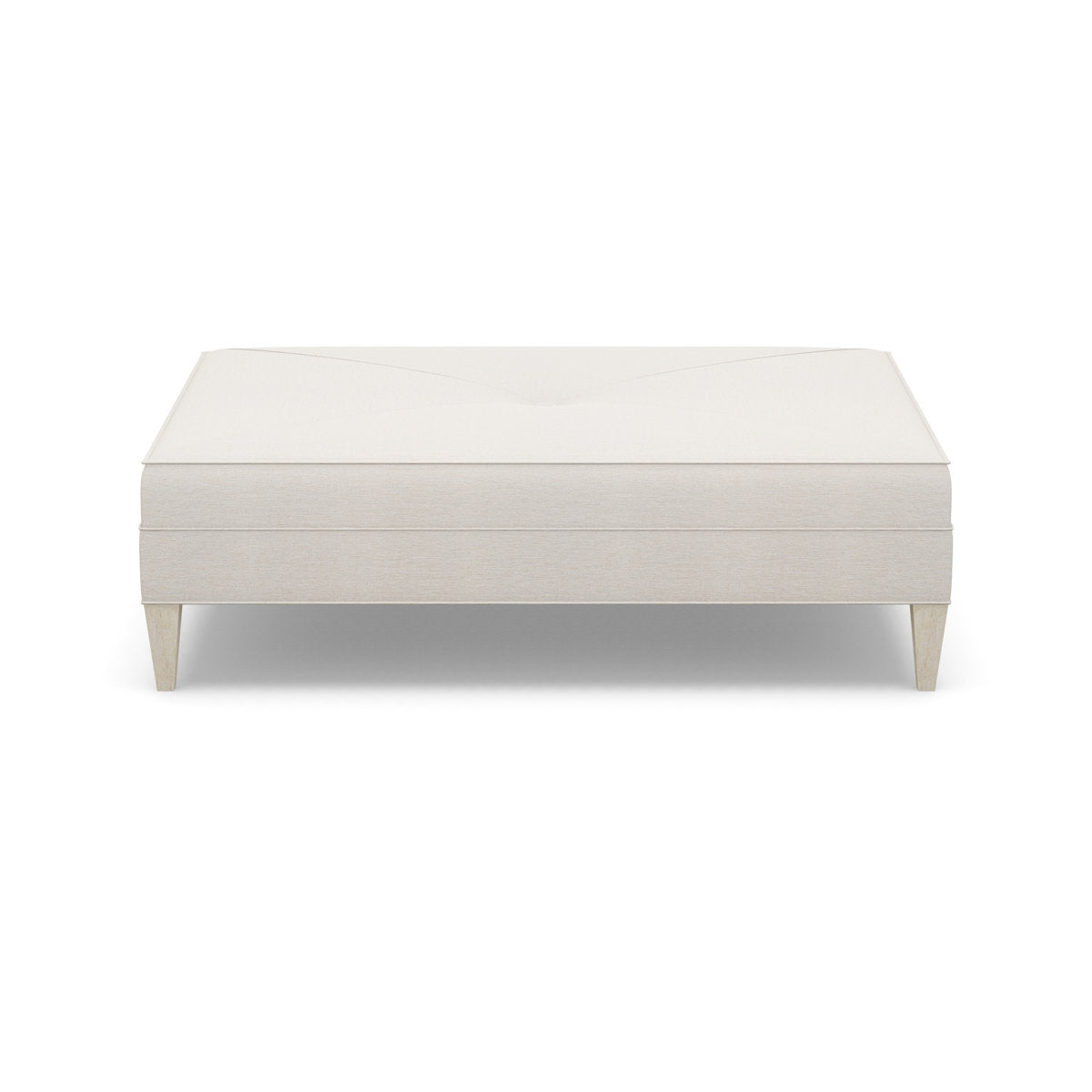 Paul Robert 60 Wide Rectangle Standard Ottoman With Tapered Leg