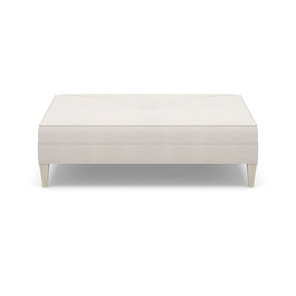 Paul Robert 60 Wide Rectangle Standard Ottoman With Tapered Leg