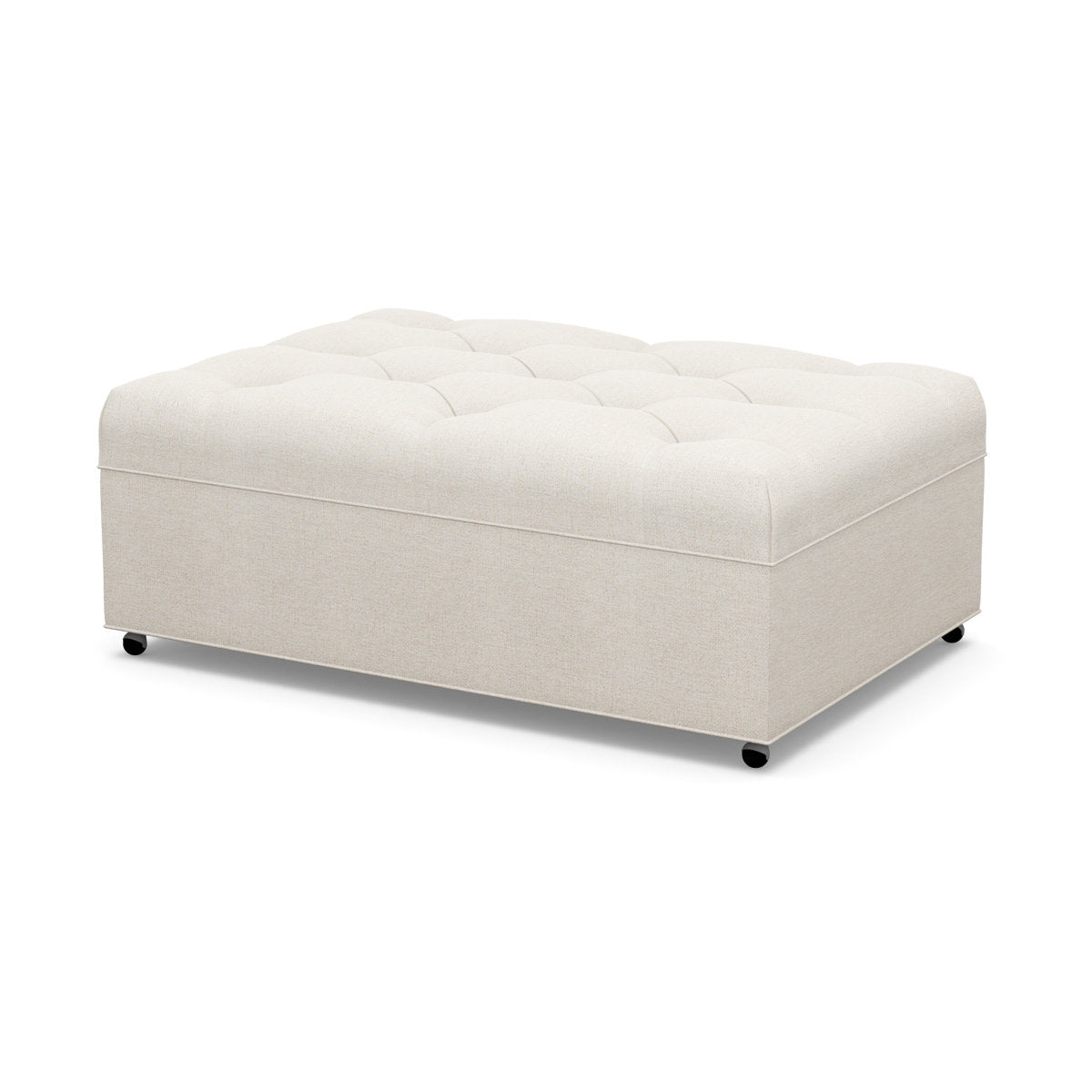 Paul Robert 54 Wide Rectangle Standard Ottoman With Casters