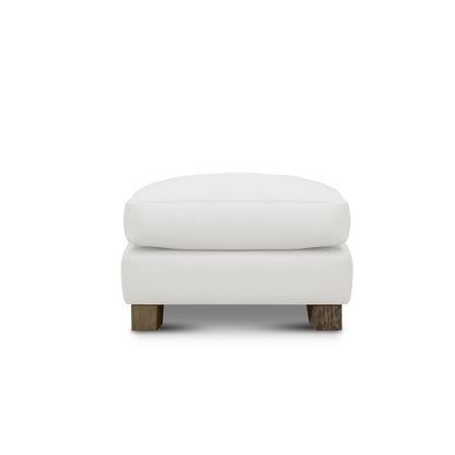 Gtxr Leather Galaxy 100 Top Grain Leather Modern Ottoman Footstool