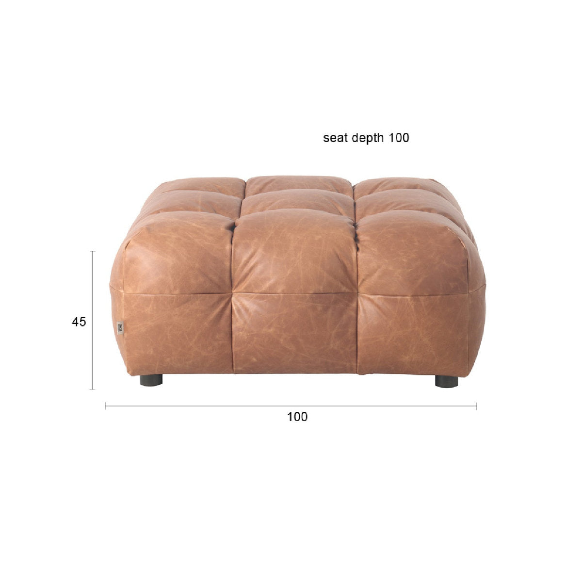 Dutchbone Hackman Ottoman