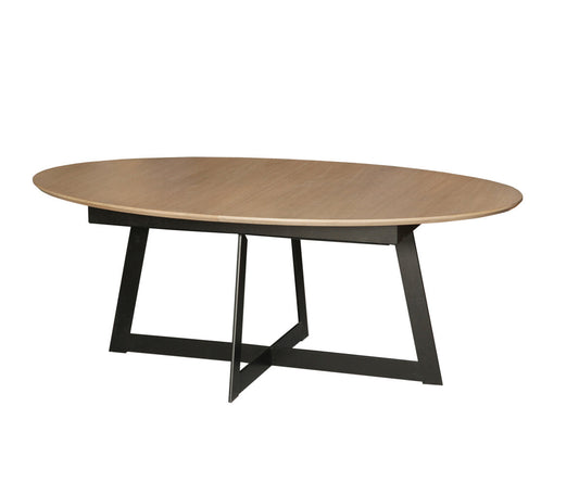 Michel Ferrand Butterfly Leaf Trestle Dining Table