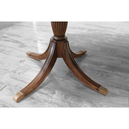 Oval Mahogany Wood Dining Table