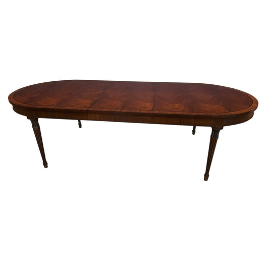 Oval Mahogany Wood Dining Table