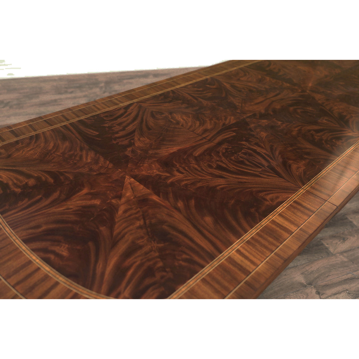 Oval Mahogany Wood Dining Table
