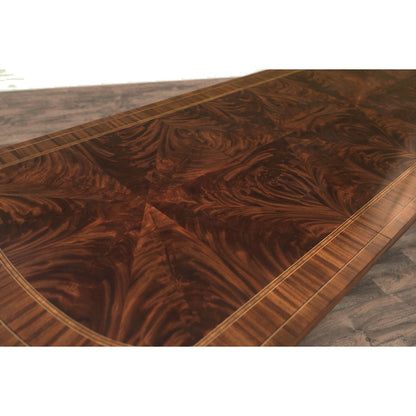 Oval Mahogany Wood Dining Table