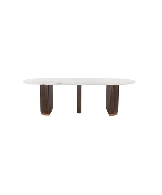 Oval Marble Dining Table