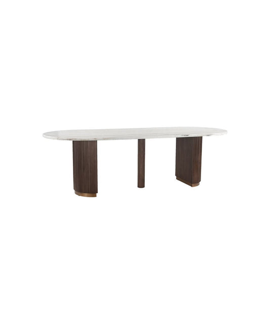 Oval Marble Dining Table