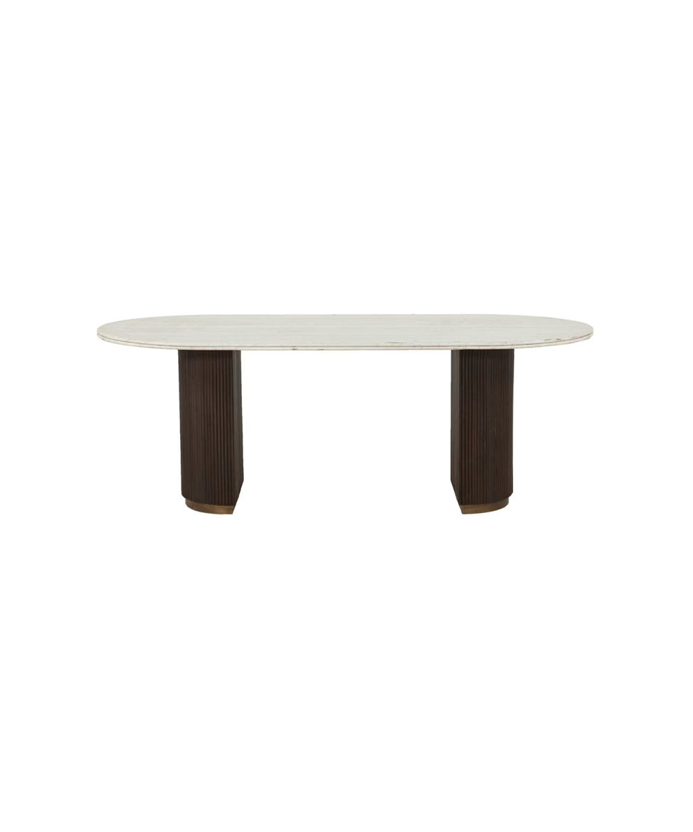 Oval Marble Dining Table