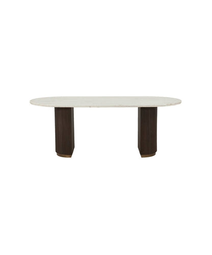 Oval Marble Dining Table